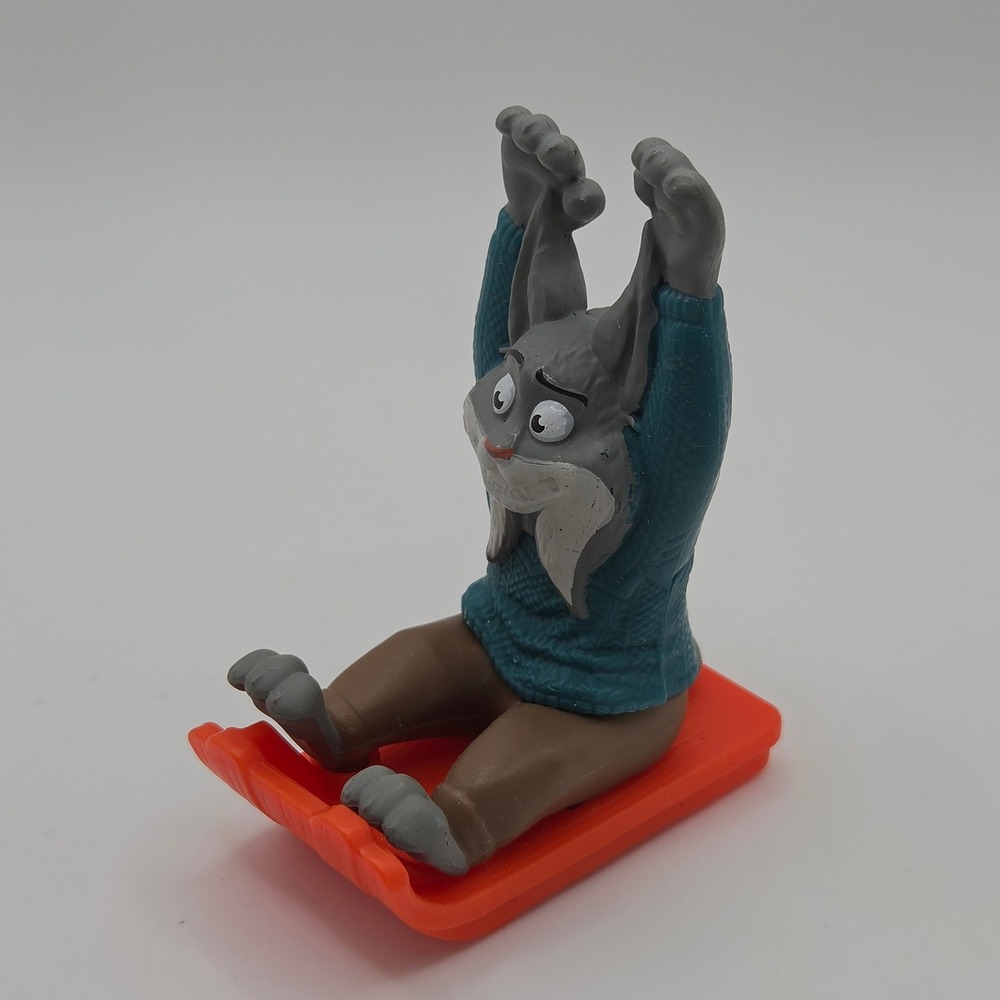 Disney Zootopia Gary the Wolf Sledding Figure McDonalds Happy Meal Toy 2025